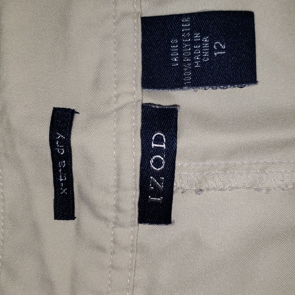 Izod X tra Dry Tan Golf Skort 12 - Picture 2 of 8